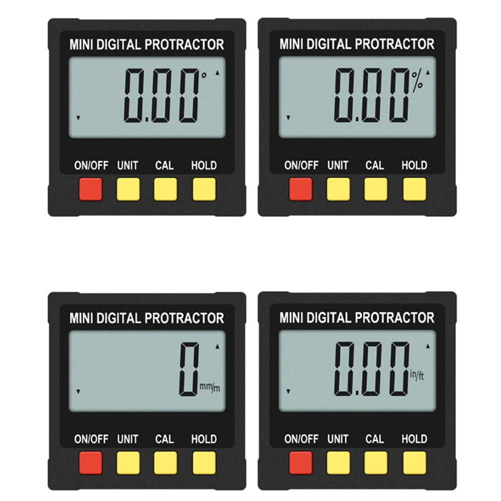 Large LCD Digital Protractor Angle Finder - 360° Inclinometer & Spirit Level - Image 2
