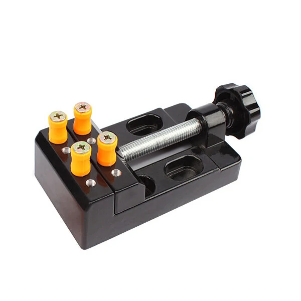 MYTEC 57mm Mini Bench Clamp Drill Press Vice | Adjustable Parallel Jaw Vise - Image 2