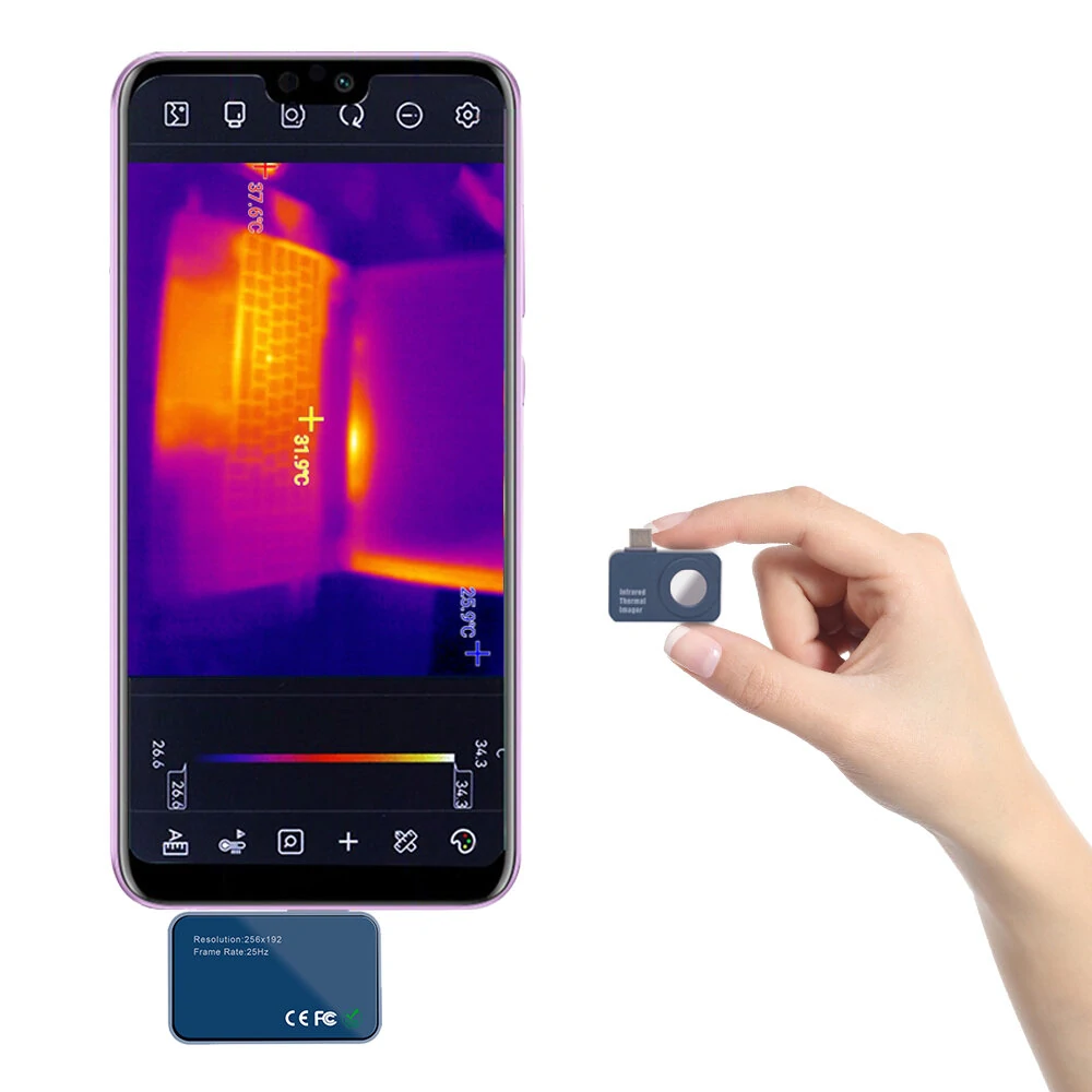 AVTOOLTOP T7 Thermal Imager | 256x192 IR Resolution | 25Hz, IP54, Lightweight - Image 3