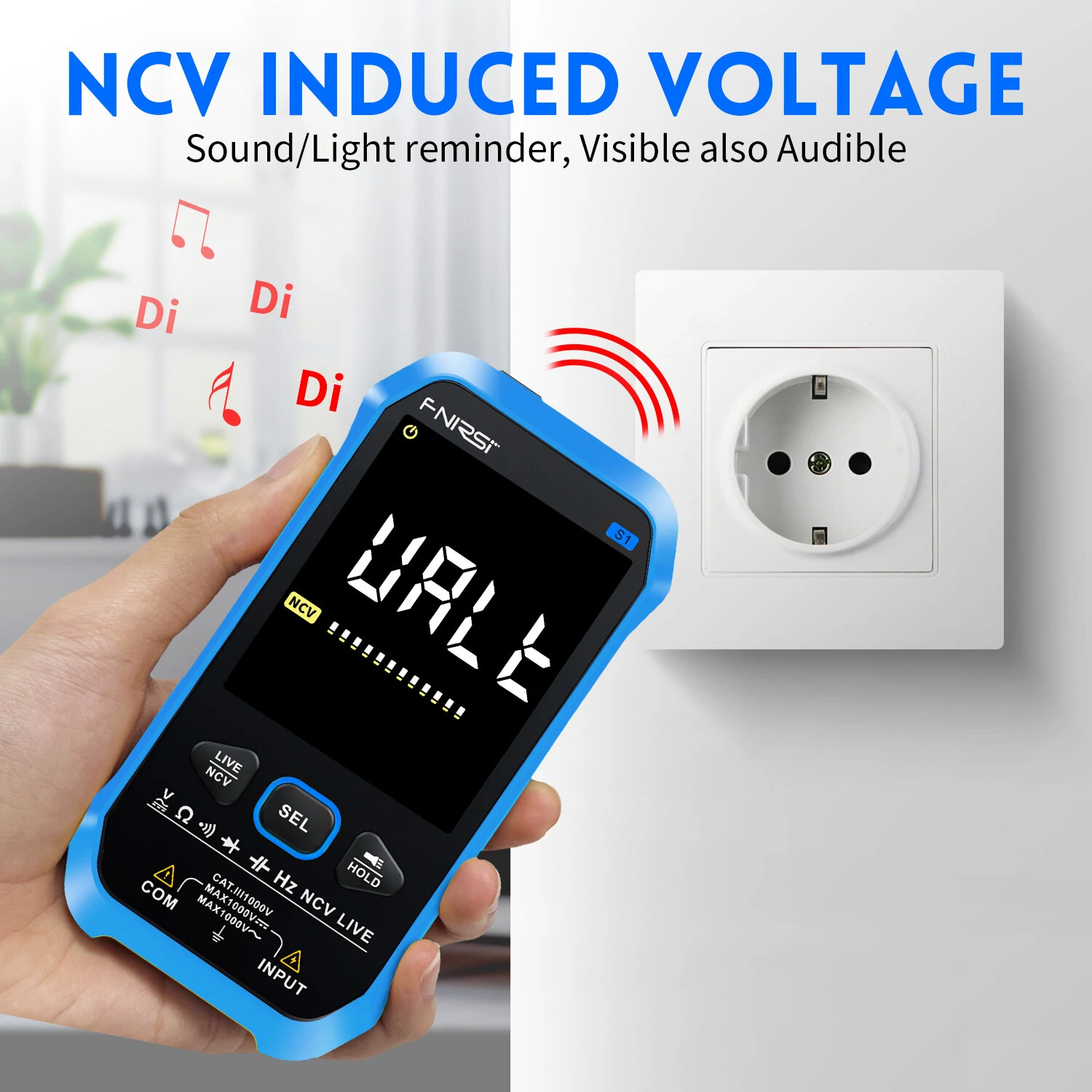 FNIRSI S1 Digital Multimeter - 9999 Counts | NCV, Capacitance & Temp - Image 3