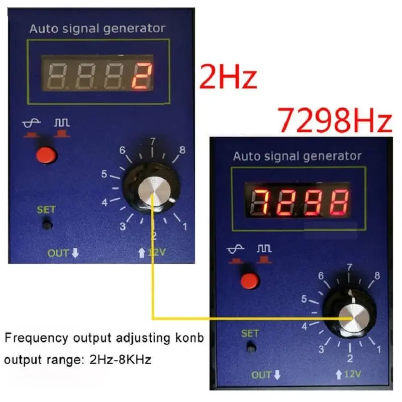Portable Auto Signal Generator - Hall & Crankshaft Sensor Simulator 2Hz-8KHz - Image 3