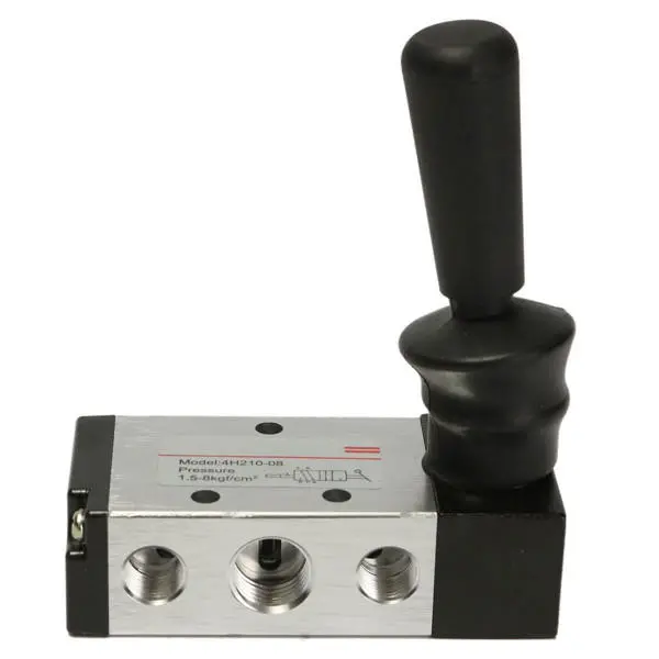 5 Port 2 Position Pneumatic Control Valve | 1/4 Inch PT Port | Hand Lever Operated 4H210-08 - Image 4