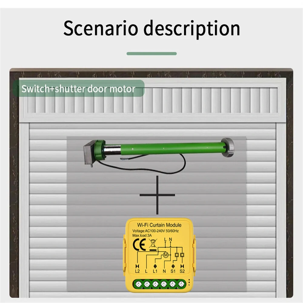 Tuya Smart Curtain Module - Wifi/Zigbee for Alexa & Google Home - App Control & Timer - Image 5