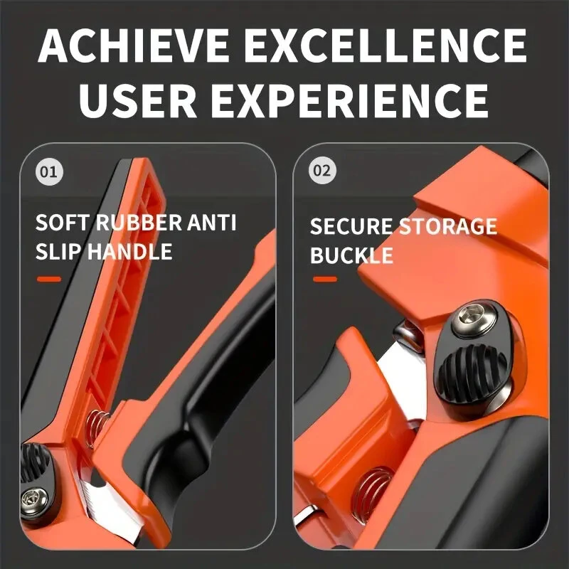 SK5 Steel Gardening Shears - 360° Rotating Blade | Heavy Duty Anti-Rust Pruning Shears - Image 5