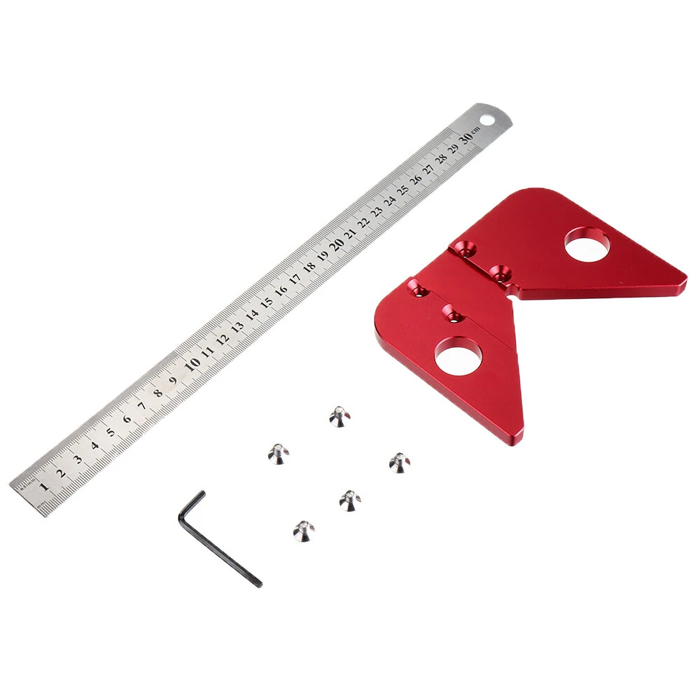 Woodworking Center Scriber - 45 Degree Angle Line Caliber Ruler & Measuring Tool - Image 4