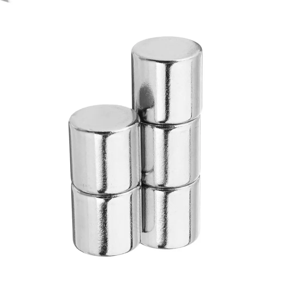 Effetool 10pcs 12mmx12mm Round Neodymium Magnets - Rare Earth Cylinder Magnets - Image 5