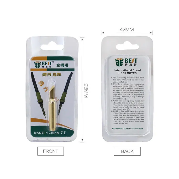 BST-900M-T-K Lead-free Soldering Iron Tips | For Rework Station & Phone Motherboard - Image 5
