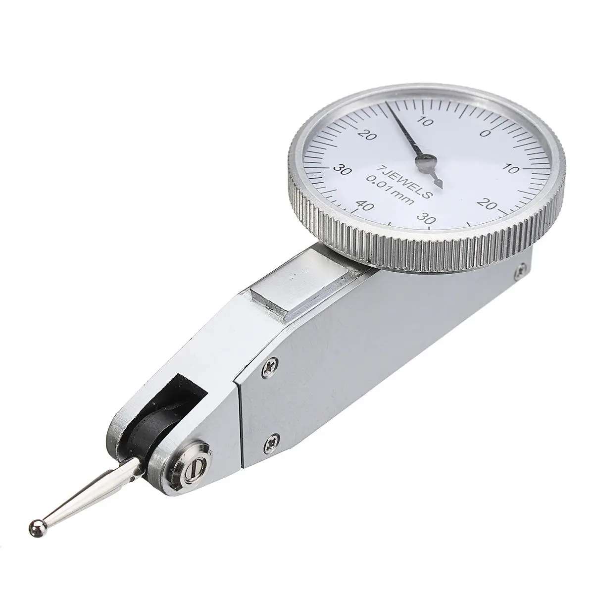 Precision 0.01mm Lever Dial Test Indicator | 0-0.8mm Range | Portable Gauge Tool - Image 2