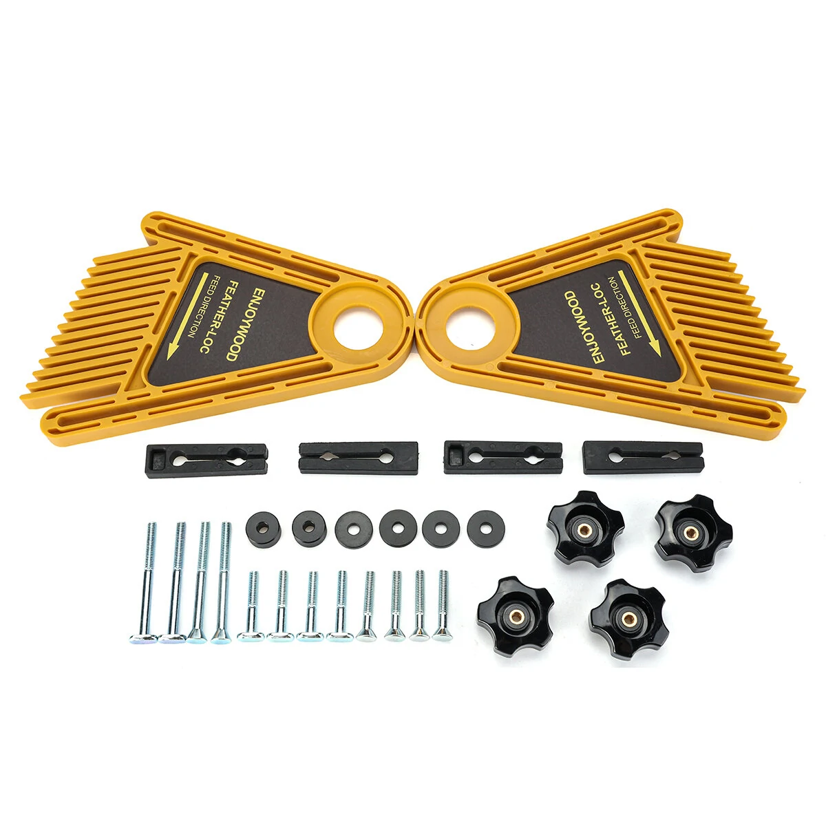 ENJOYWOOD Double Feather Board for Router Tables | Upgraded Multi-Purpose - Image 2