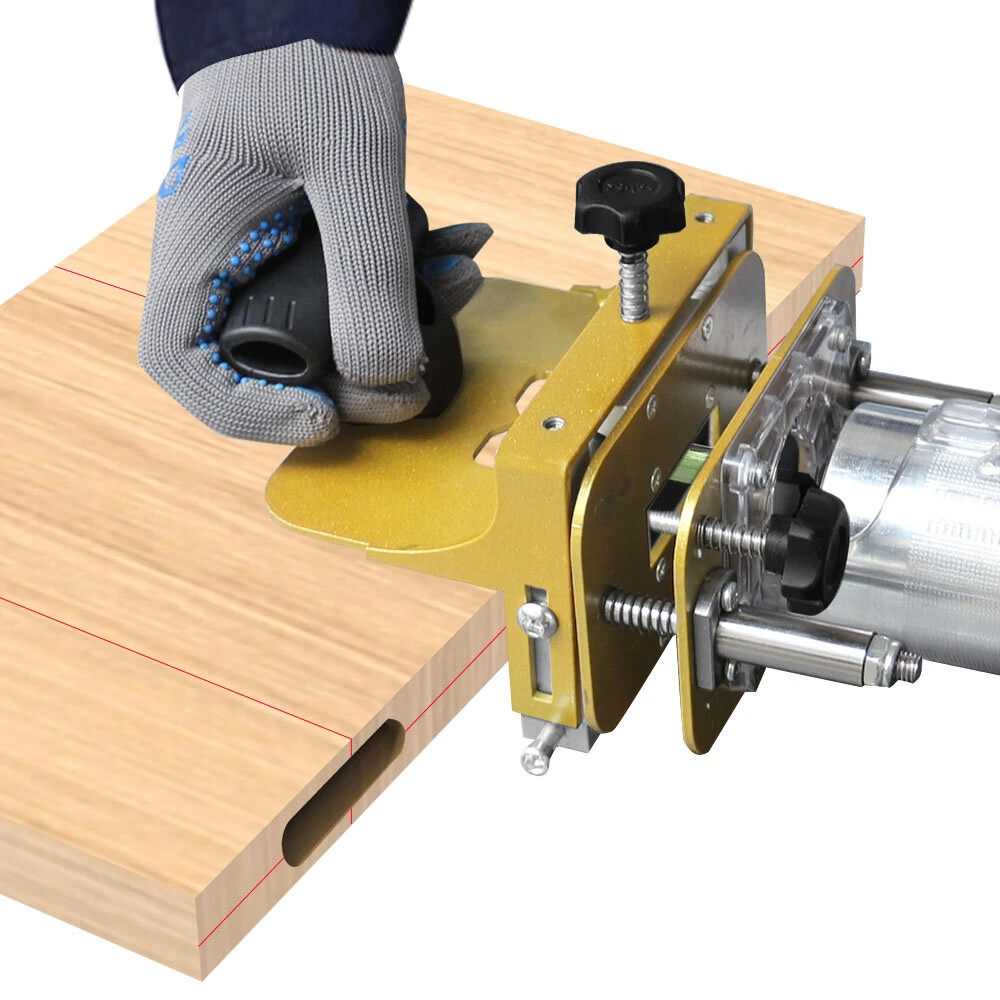 Mortising Jig for 65mm Trimming Machine | 2-in-1 Slotting Bracket & Punch Locator - Image 3