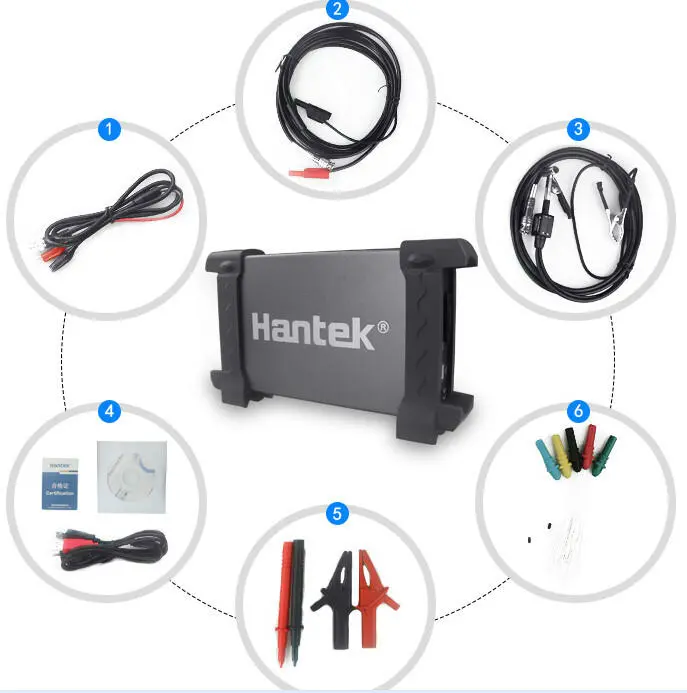 Hantek 6074BE 4 Channel 70MHz Automotive Oscilloscope | USB Portable Diagnostic Tool - Image 5