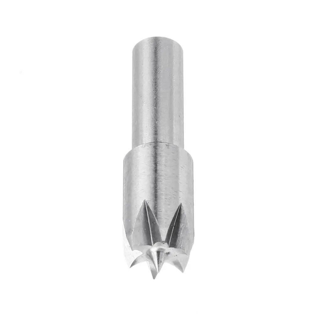 6mm Shank Stainless Steel Plum Blossom Thimble Drill Bit | Live Center for Mini Lathe - Image 3