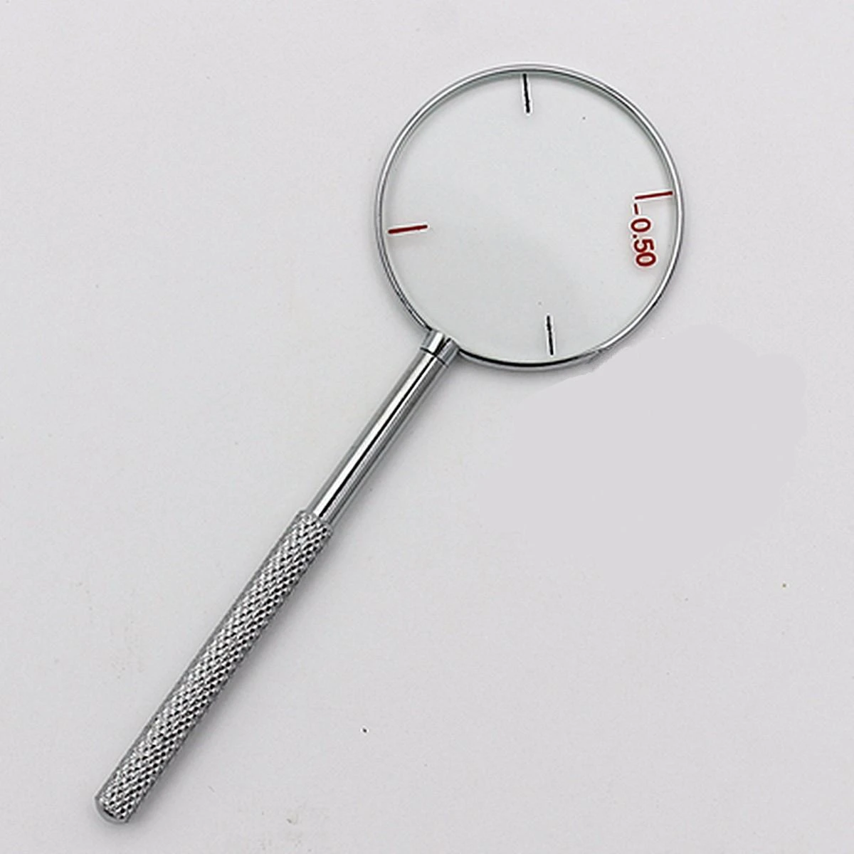Round Optical Cross Cylinder Lens - 0.25 / 0.50 Diopters | Desktop Magnifier - Image 4