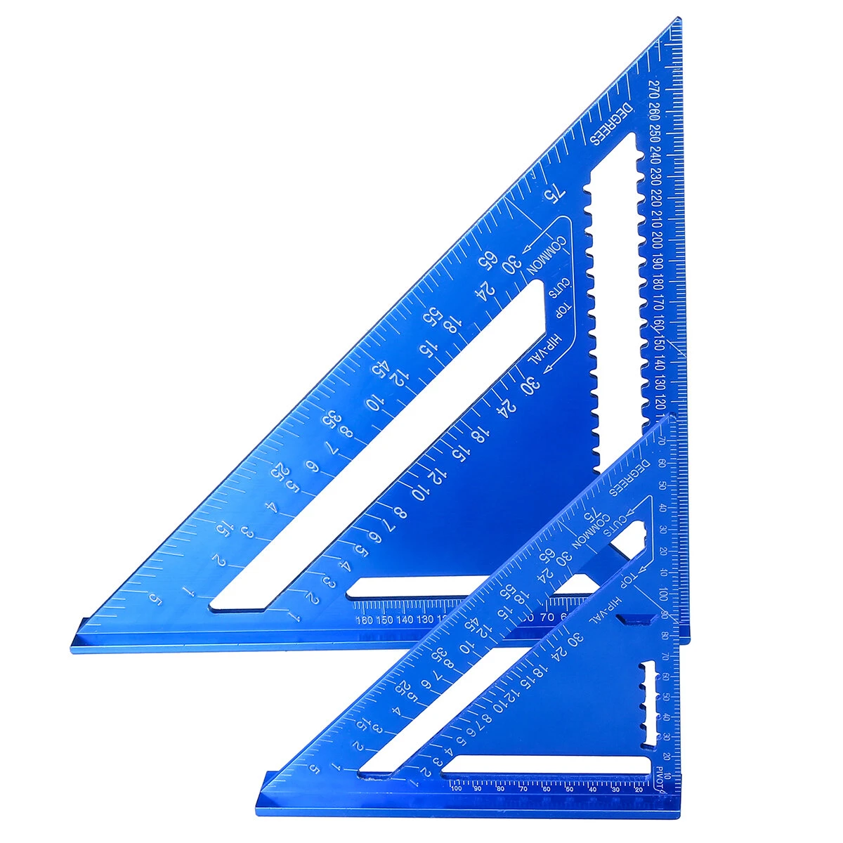Aluminum Alloy Speed Square Ruler | 7 & 12 Inch Roofing & Woodwork Tool - Image 4