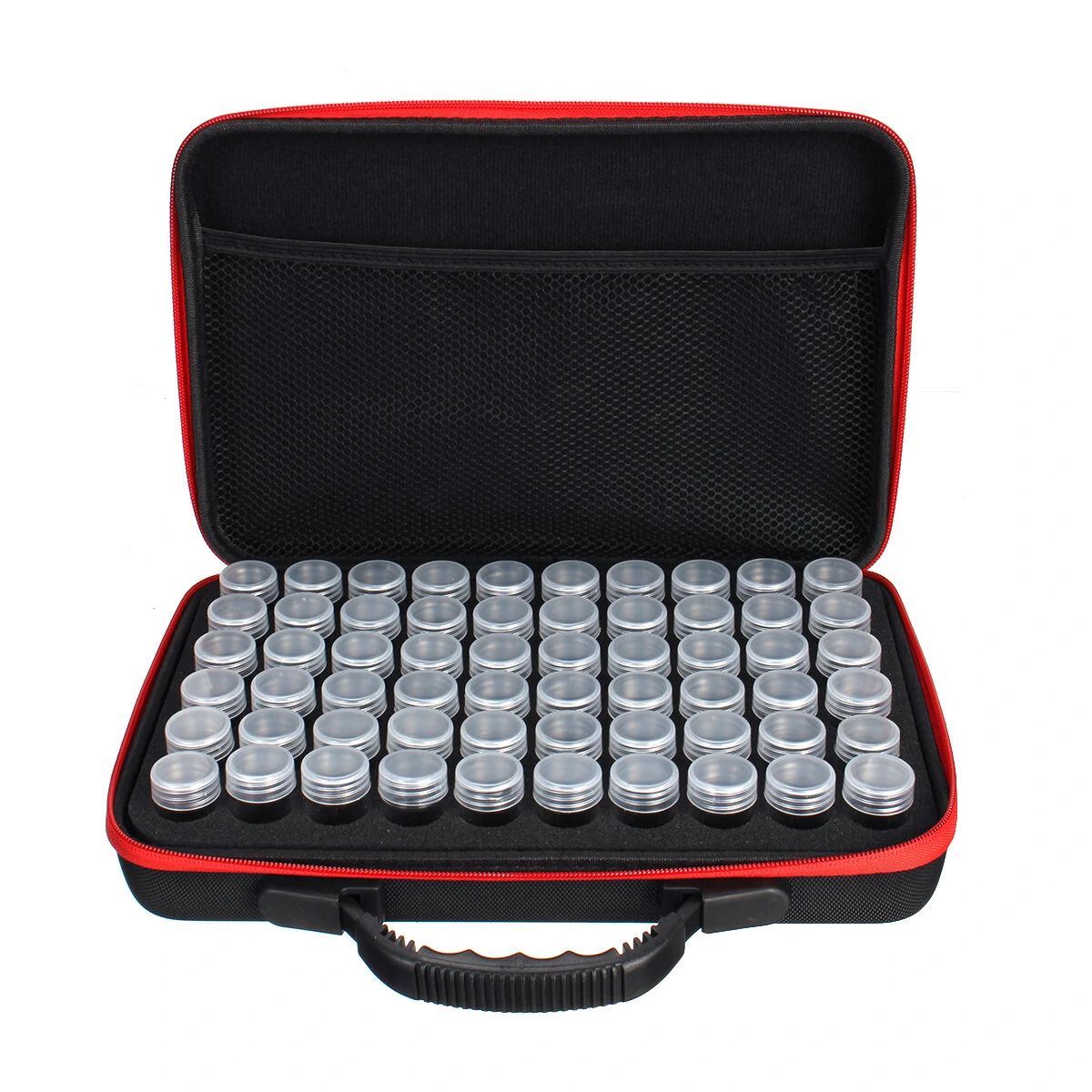 90-Piece Diamond Painting Kit - Blue/Purple/Black/Red Bottle Storage Box | 60 Compartment, Shockproof Anti-Drop - Image 2