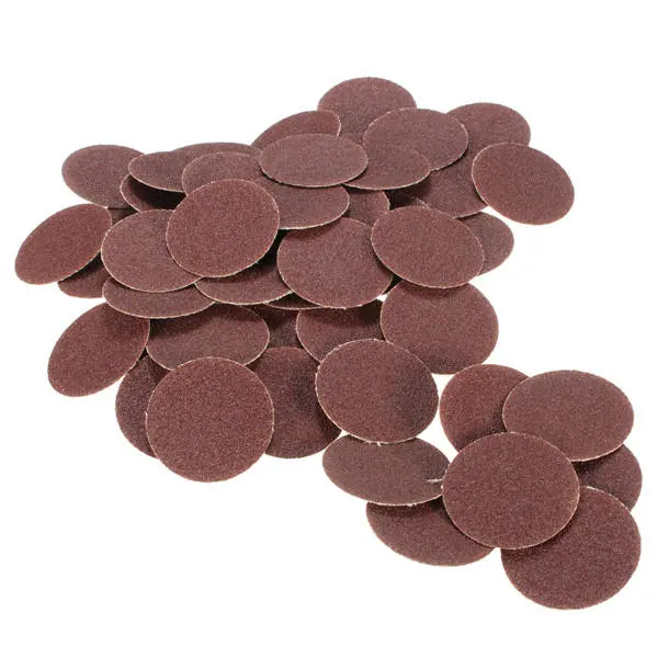 50pcs 2 Inch 80 Grit Roll Lock Sanding Discs | Abrasive Pads for Power Sanders - Image 2