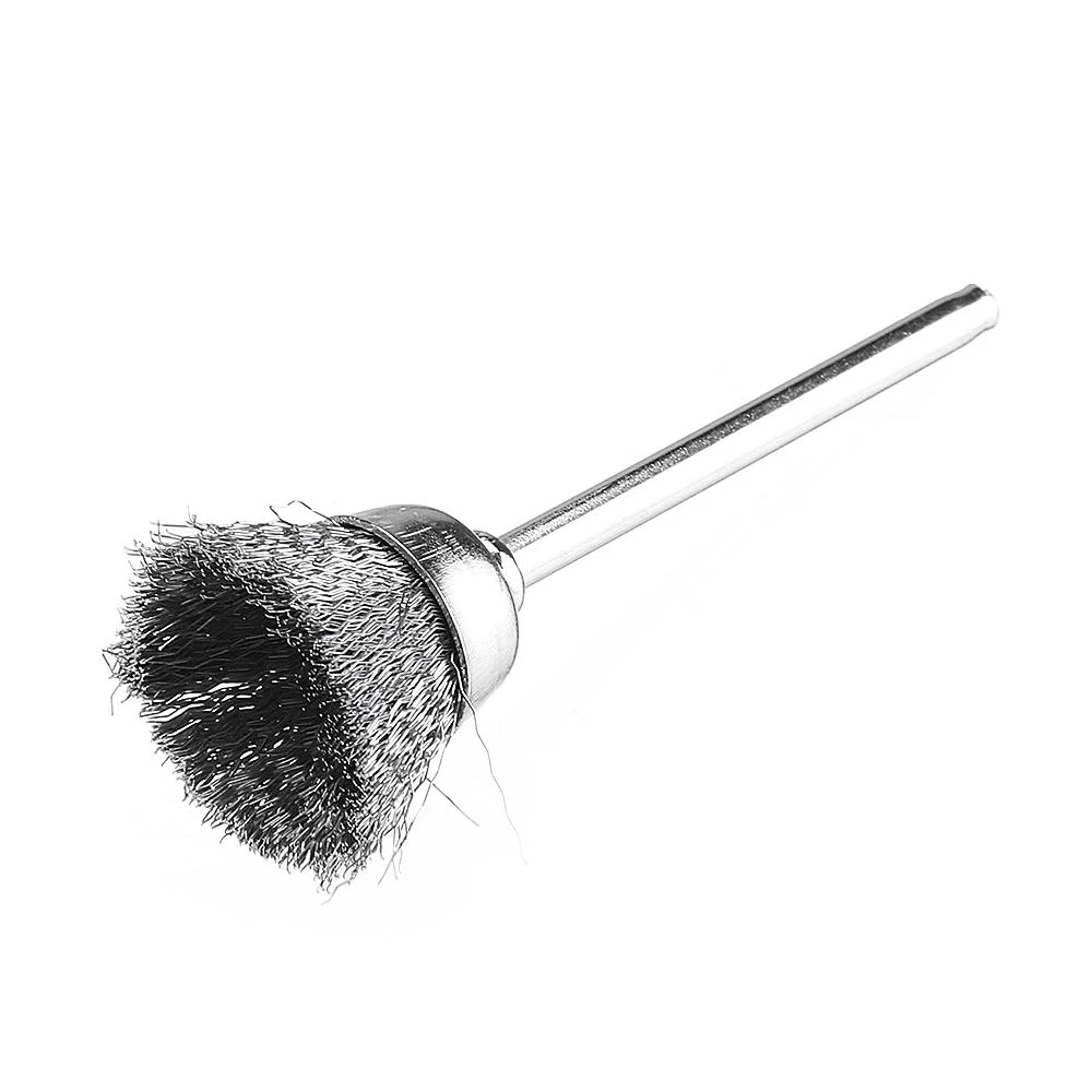Dremel Wire Brush Set - 20pcs Stainless Steel Cup Wheel & Polishing Brushes - Image 5