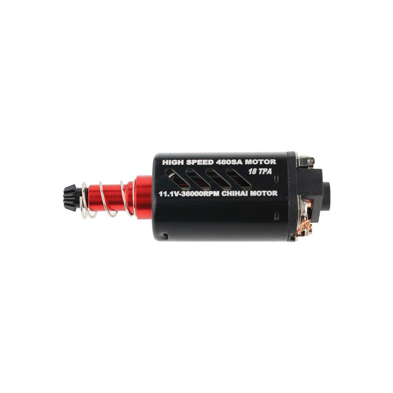 CHIHAI CHF-480SA Airsoft Motor - 138W High Speed 36000RPM | 18TPA For Ver.2 Gearbox - Image 2
