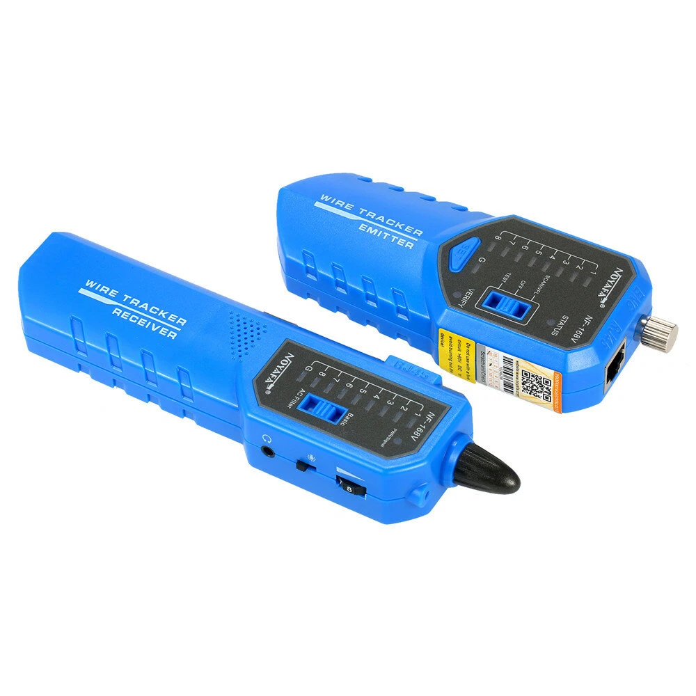 NOYAFA NF-168V Wire Tracer & Cable Tester for RJ11 RJ45 Cat 5 Cat 6 - PoE Switch Finder - Image 3