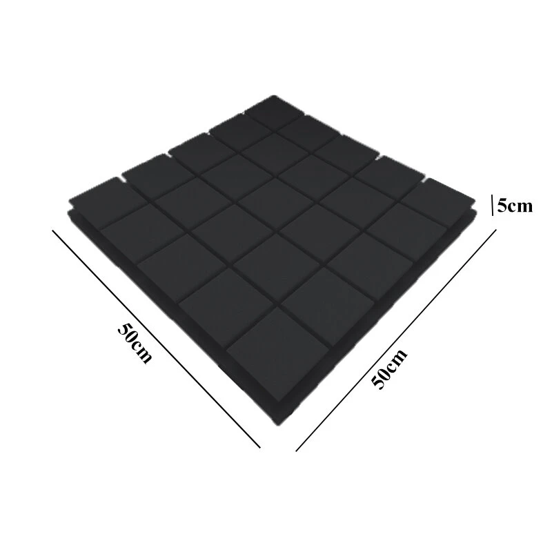 Acoustic Wall Panels 50x50x5cm - Soundproof Studio Foam for Noise Treatment - Image 5