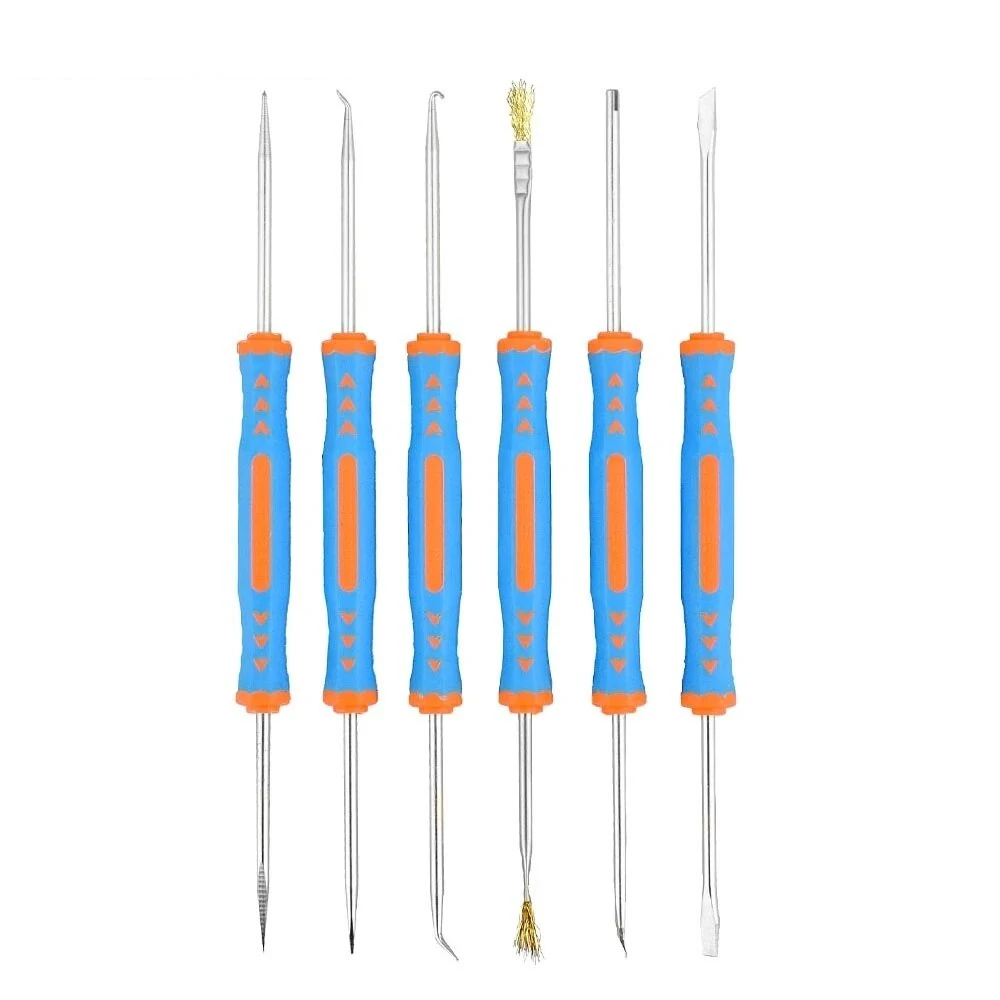 Toolour 6Pcs Solder Assist Tool Kit | Precision Welding & Cleaning Tools for Electronics Repair - Image 2