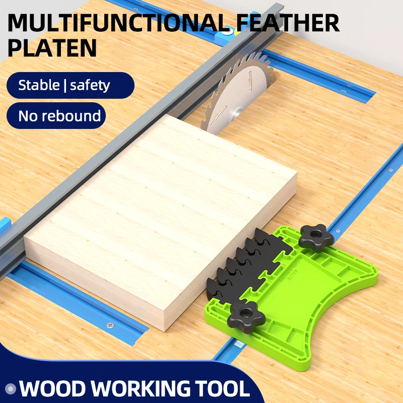 Feather Board with Friction Baffle | Stable Non-Slip Woodworking | Complete Router Table Set - Image 5