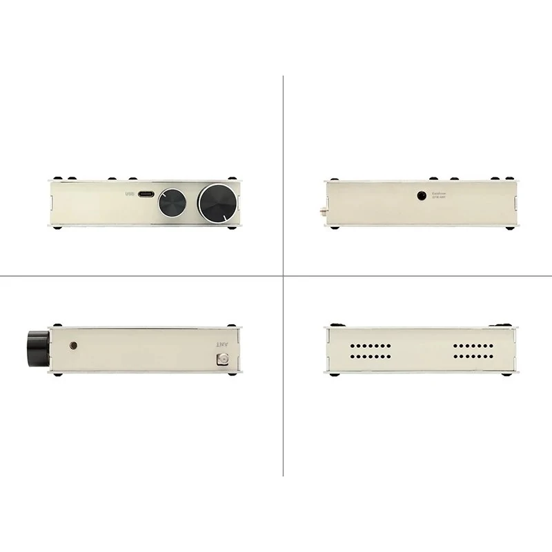 Malahit DSP SDR Receiver V1.10B | 50KHz-2GHz | Metal Case + Battery + Speaker - Image 4