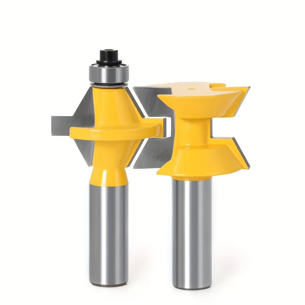 LAVIE 120 Degree Lock Miter Router Bit | 1/2 Inch Shank | Tungsten Carbide for Wood Joining - Image 2