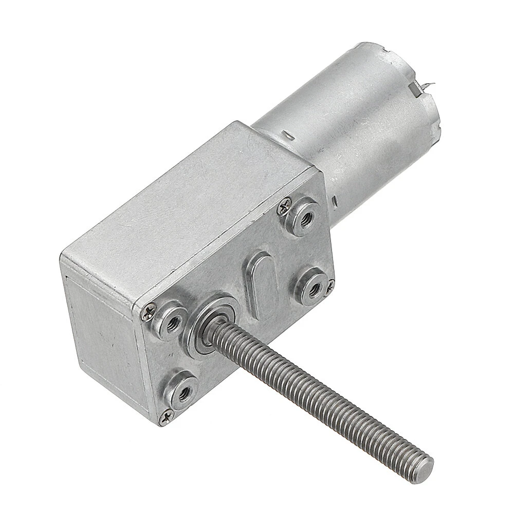 Machifit JGY370 12V DC Gear Motor - 50mm M6 Screw 18/23 RPM Self-Locking - Image 5
