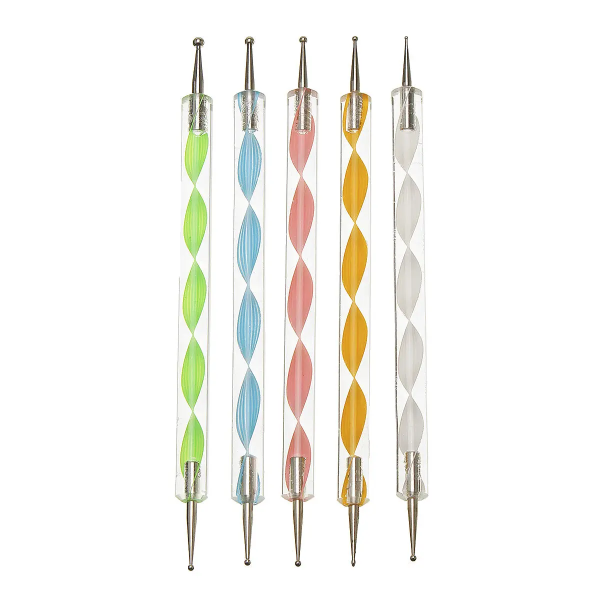 Mandala Dotting Tools Kit - 46Pcs Rock & Nail Art Pens with Stencils - Image 2