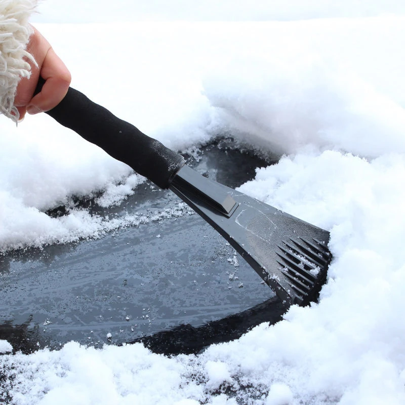 Portable Snow Shovel - EVA Handle Ice Scraper Tool for Car & Garden - Image 2