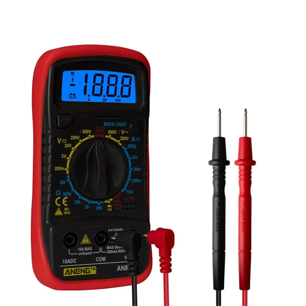 ANENG AN830L Digital Multimeter - AC DC Voltmeter Ammeter OHM Tester | Pocket Size - Image 3
