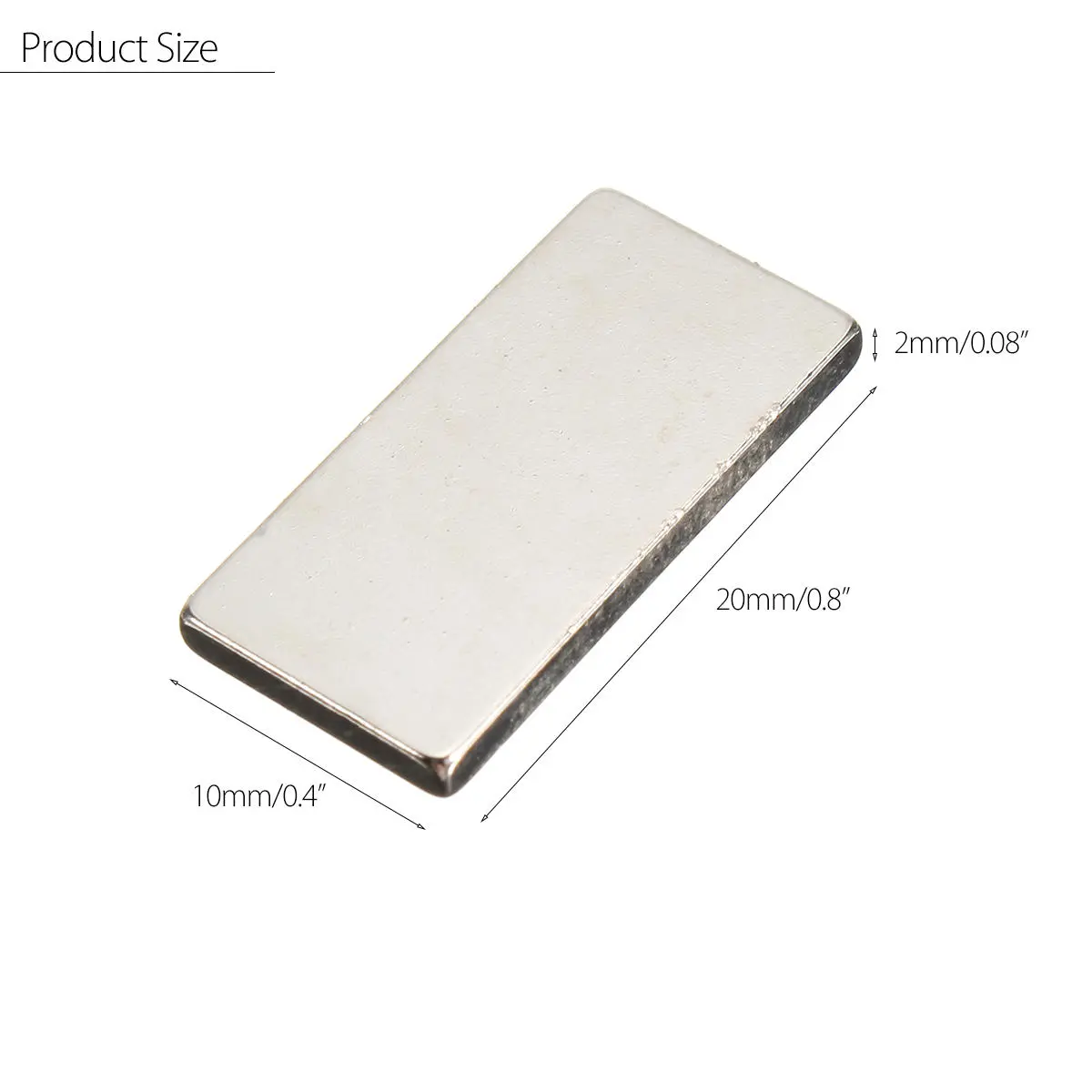 N50 Neodymium Magnets - 20pcs 20x10x2mm Block Super Strong Rare Earth - Image 5