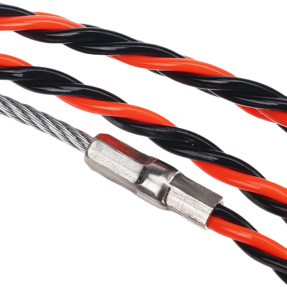 2Pcs 20m Electric Spiral Cable Push Puller | Conduit Snake Fish Tape Wire Guide - Image 4