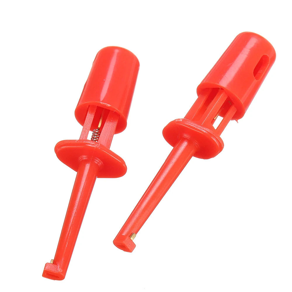 10pcs Multimeter Test Hook Clips | Mini Wire Lead Test Hooks for Electronics - Image 4