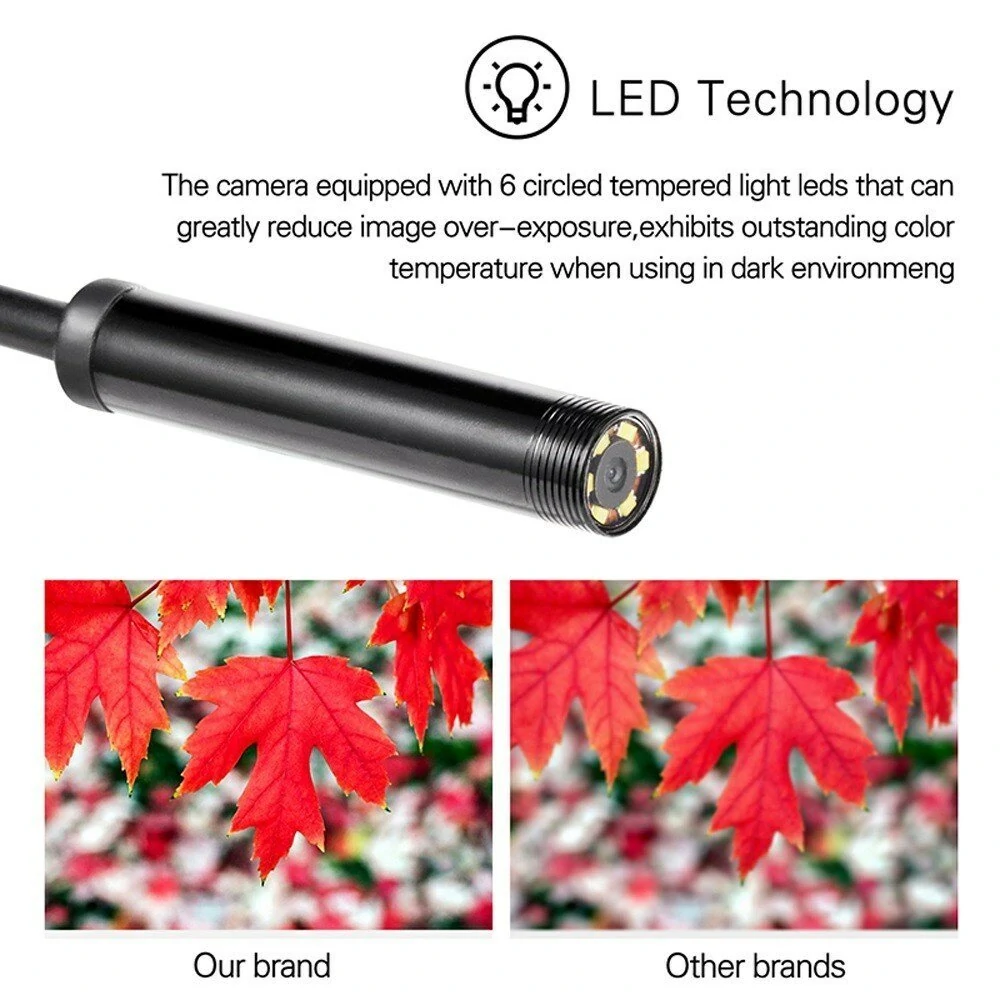 5mm & 7mm USB-C Borescope Camera | For Android Smartphone & Car Inspection - Image 3