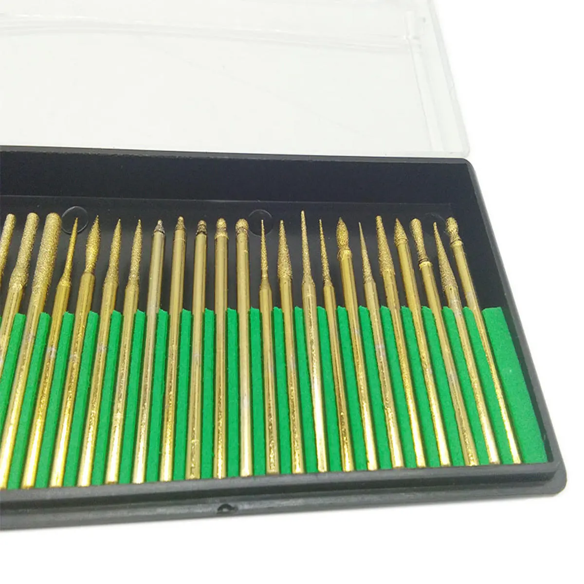 Titanium Diamond Grinding Head - 30pcs 3mm Drill Bits for Rotary Tool - Image 3