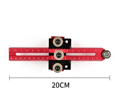 Thin Ripping Jig Table Saw Guide - 160mm/200mm CNC Aluminum - Fits 3/8 & 3/4 Slots - Image 3
