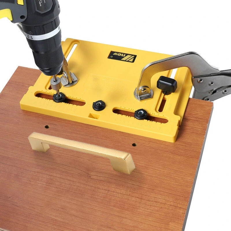 Woodworking Handle Hole Locator - Cabinet Door Installation Tool | Hand-Held Positioning Aid - Image 3