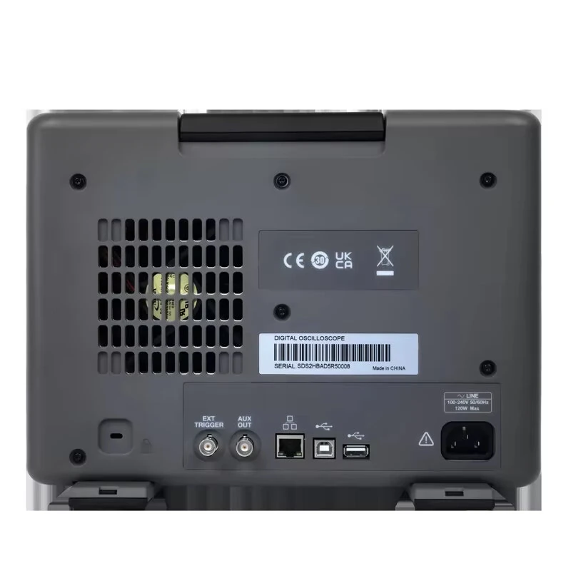 Siglent SDS1204X-HD Oscilloscope | 200MHz 4CH 12-bit | 2GSa/s Touch Screen - Image 4