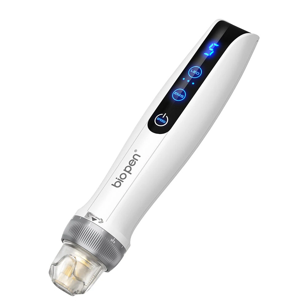 biopen Q2 Microneedling & EMS Device | LED Light Therapy | 5 Speed Wireless - Image 3