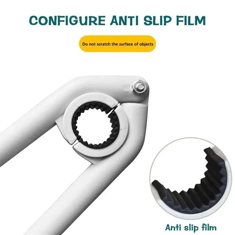Adjustable Basin Wrench Tool - ABS Material with Rubber Coating - Fits 21.5mm to 27mm - Image 4