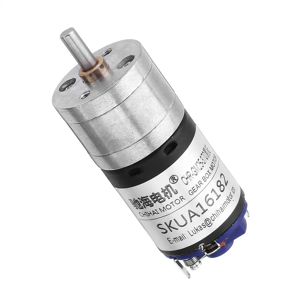CHIHAI CHR-GM25-BK370 DC Gear Motor - 12V 2000RPM High Speed Strong Magnetic - Image 5
