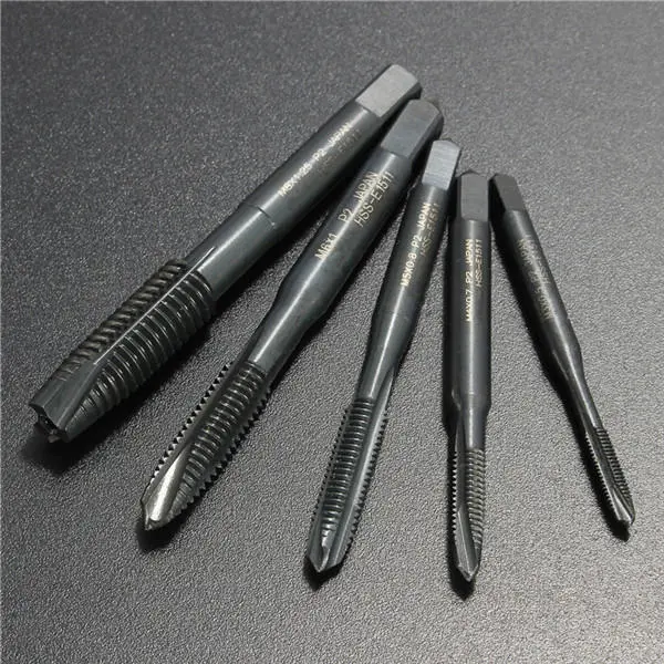 M3-M8 HSS Nitride Coated Metric Spiral Hand Tap | Screw Thread Tap Set - Image 2
