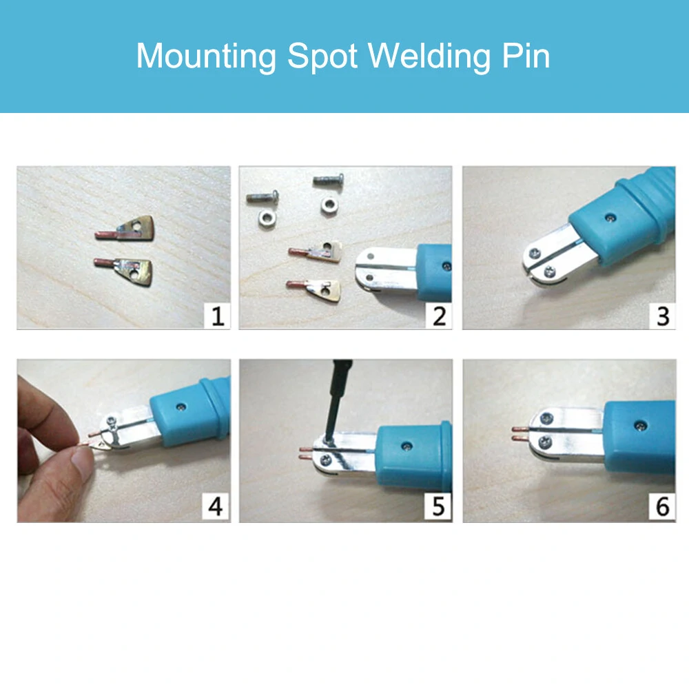 HB-71A Spot Welder Pen Tips - 10Pcs Copper Replacement Welding Pins - Image 2