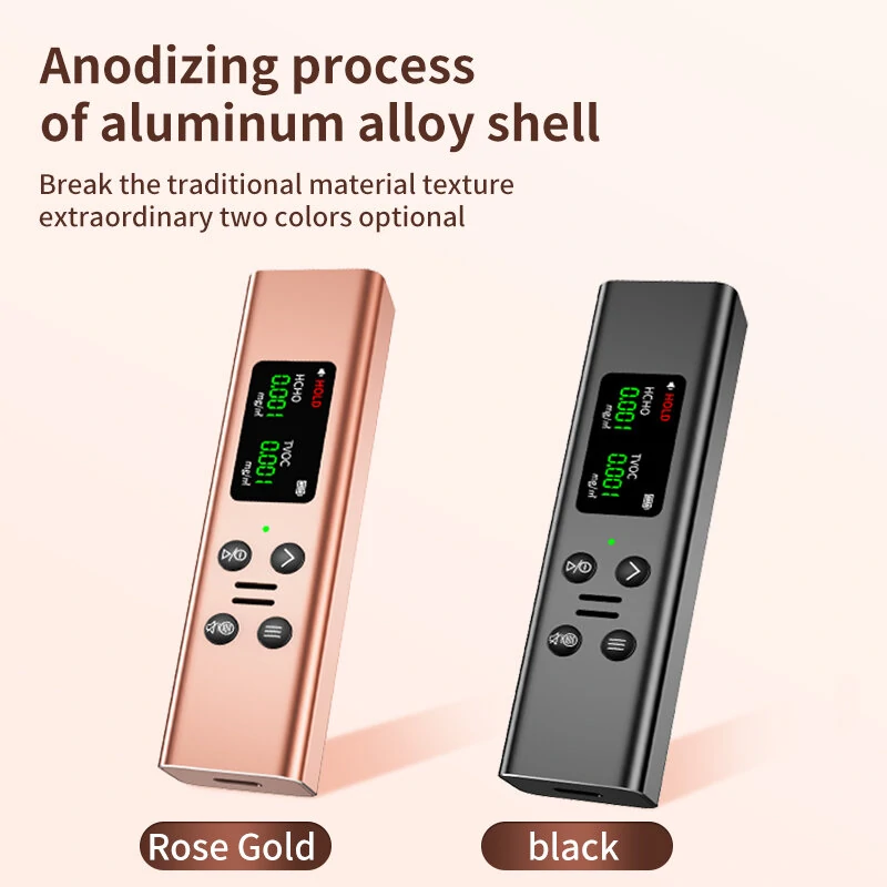 Air Quality Detector - Formaldehyde & Pollutant Monitor | Portable, USB-C | Home & Office - Image 2