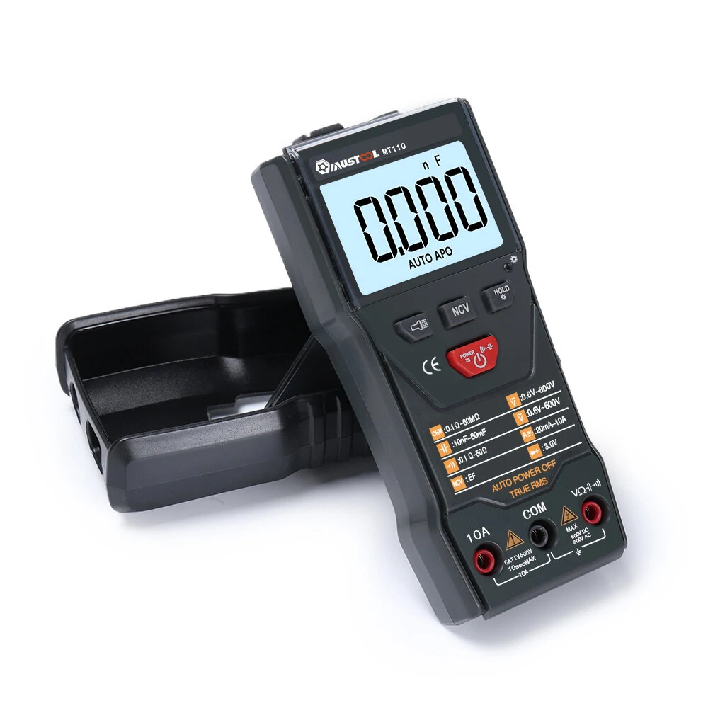 MUSTOOL MT110 True RMS Digital Multimeter - 6000 Counts | NCV Flashlight & Backlight - Image 3
