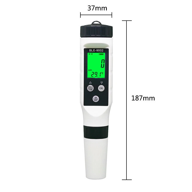 CCOWAY OW-9002 Portable Bluetooth Hydrogen Water Tester | Test Pen for pH, TDS, ORP, Temp - Image 3