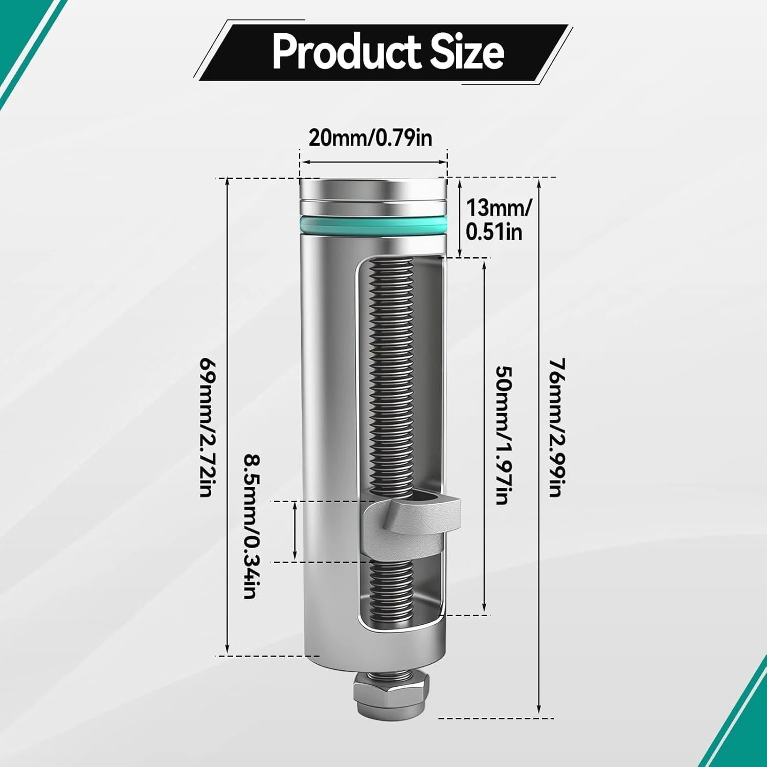 HONGDUI HD30-YG03 Bench Connector Dog - For MFT Woodworking Bench Dog System - Image 2