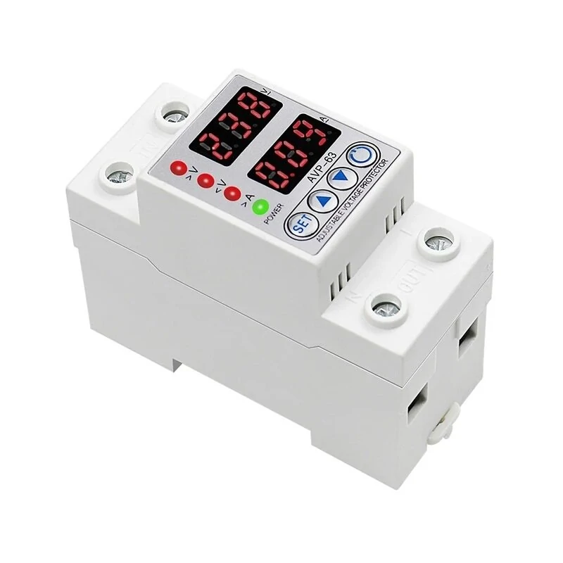 Smart Circuit Breaker 220V 40A 63A - Dual Display Overload Protection Adjustable - Image 4